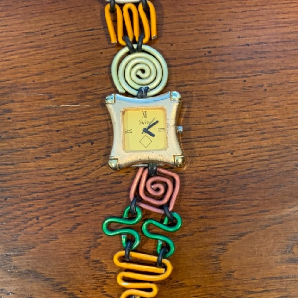 Sylvi Harwin Colorful Anodized Aluminum Wattch